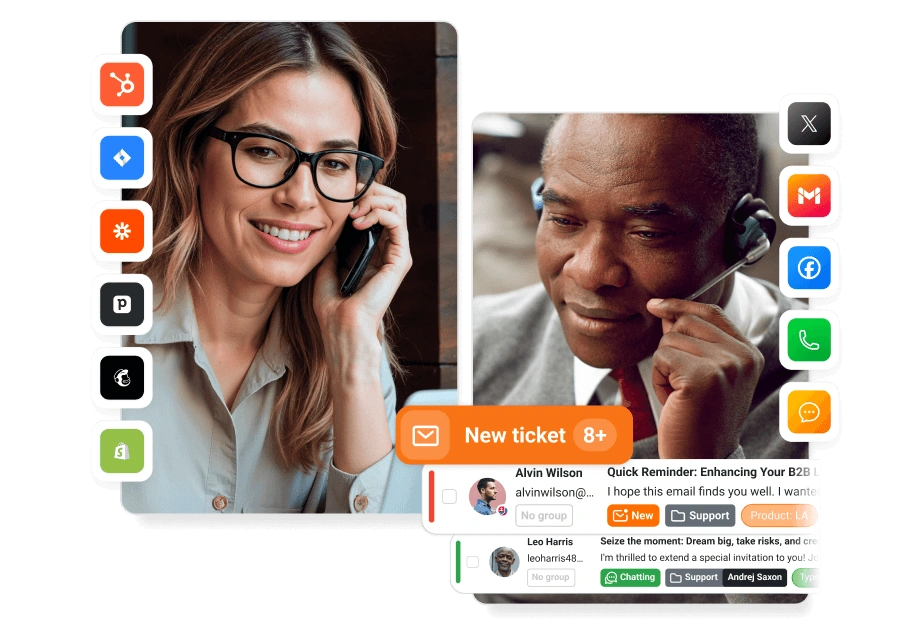 Help desk software met AI-agenten