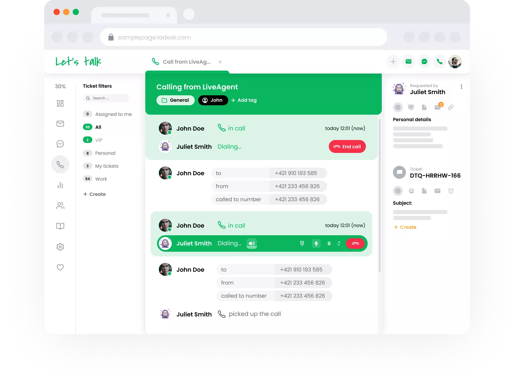 LiveAgent stelt uw agenten in staat om succesvol te zijn