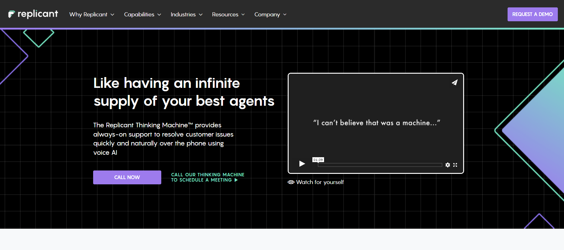 Replicant homepage