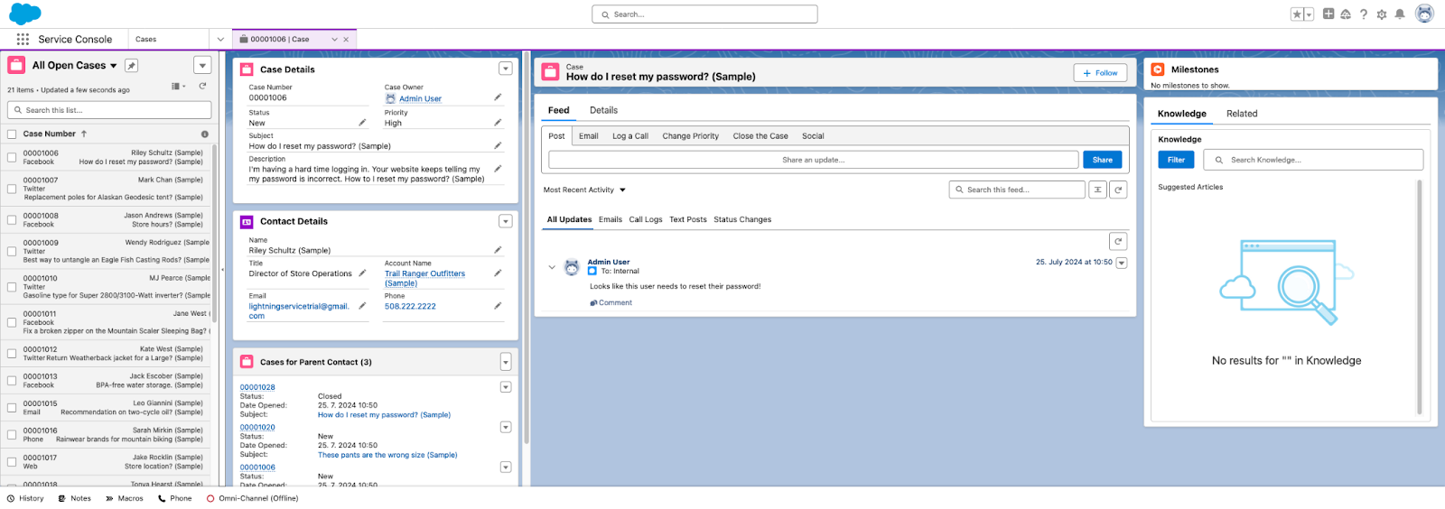 Salesforce Service Cloud klantenservicesoftware