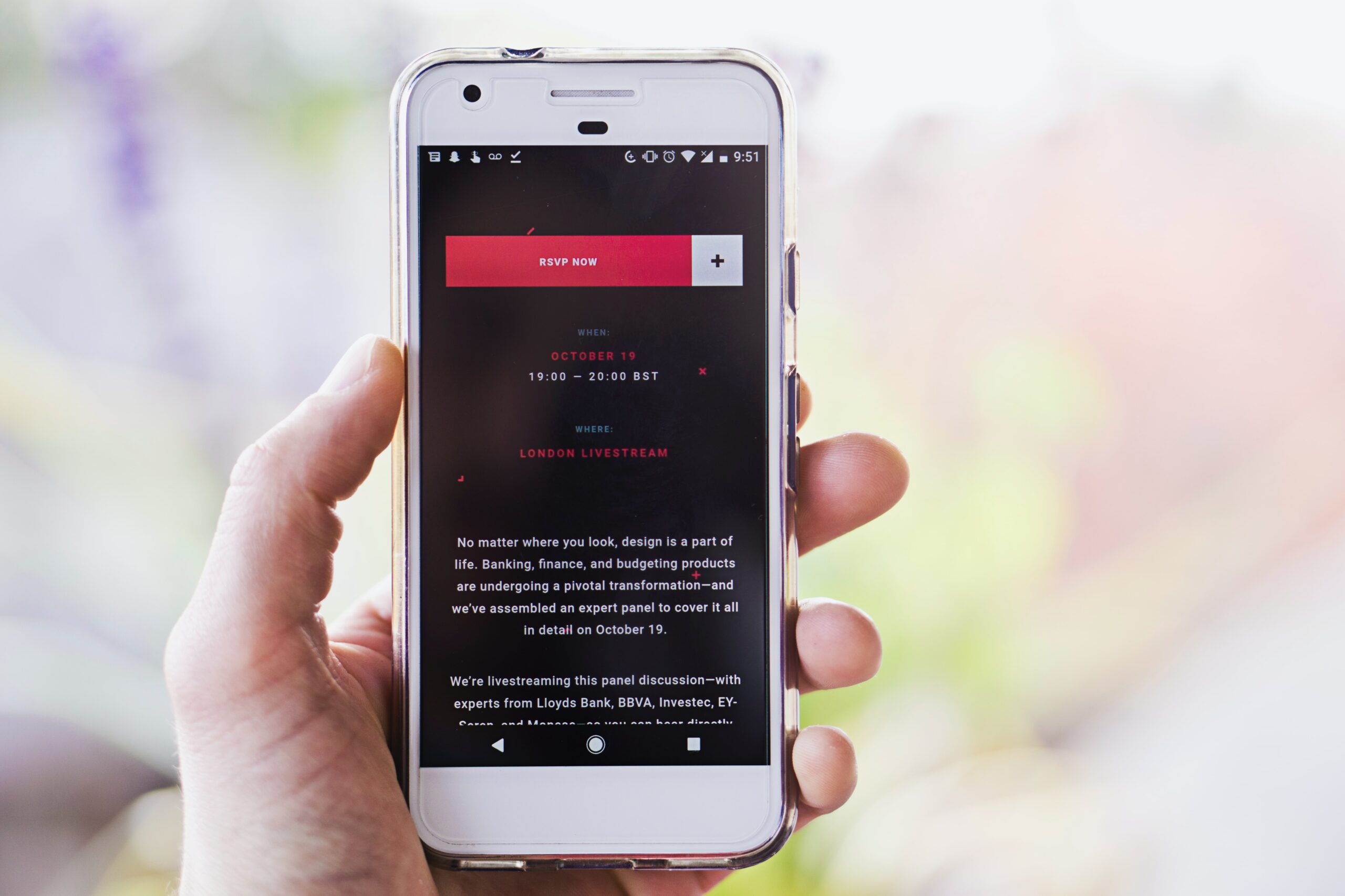 Event attendees networking